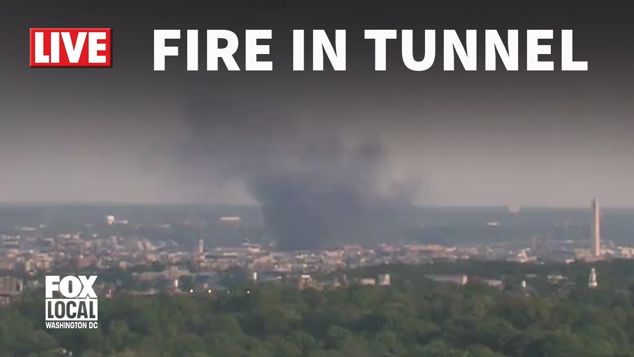 LIVE: Bus fire in 9th Street tunnel in northwest DC | FOX 5 DC