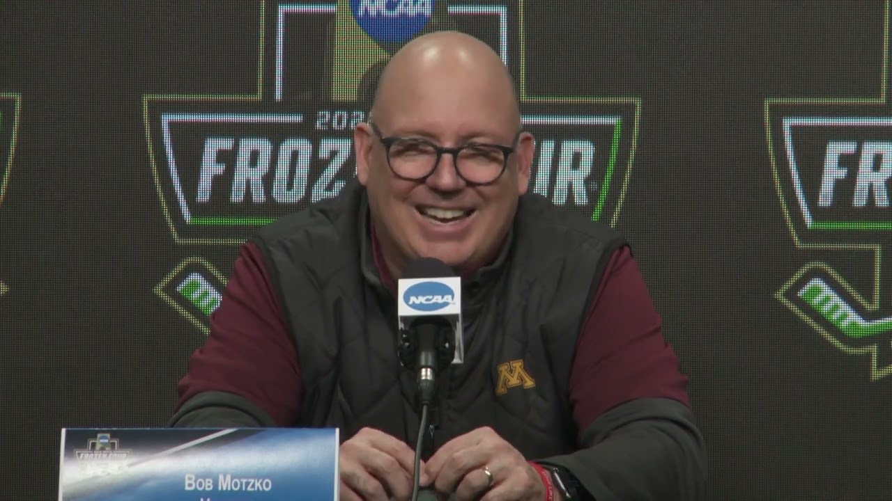Press Conference: Bob Motzko, Gopher Men's Hockey Preview NCAA Frozen Four Semifinal vs. MN State