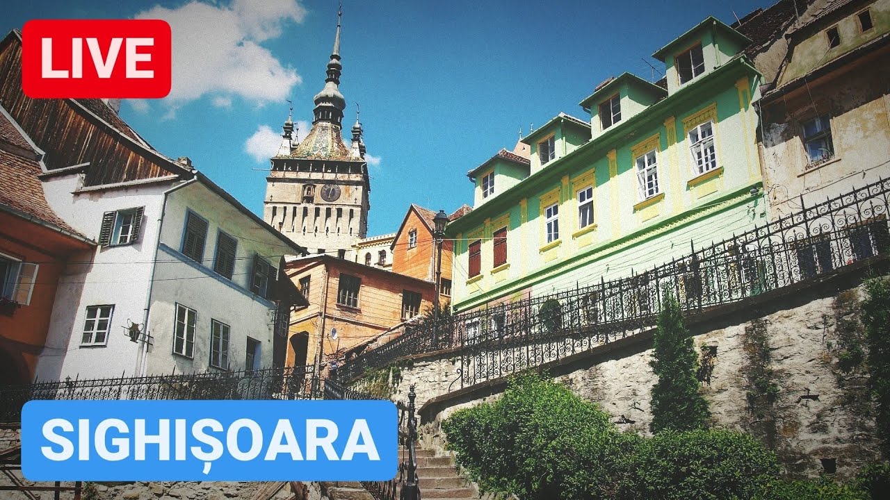 🔴 LIVE din SIGHIȘOARA - Cum e toamna prin CETATE?
