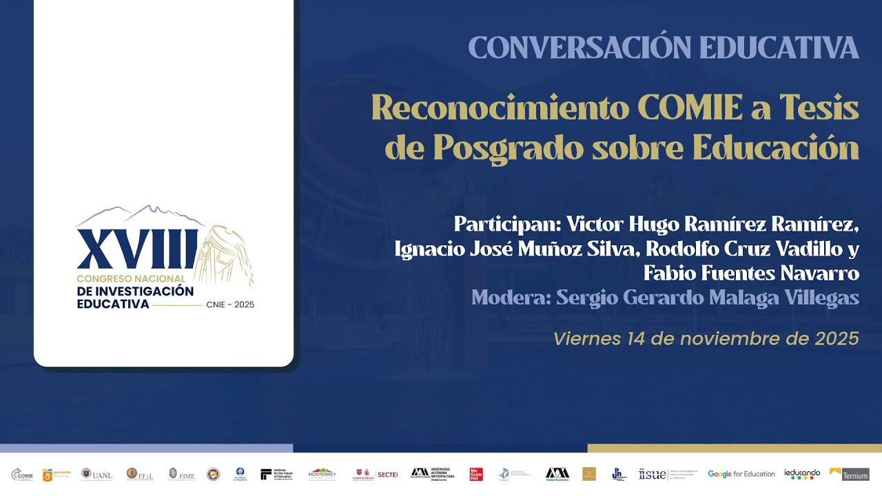 CE | Reconocimiento COMIE a Tesis de Posgrado sobre Educación