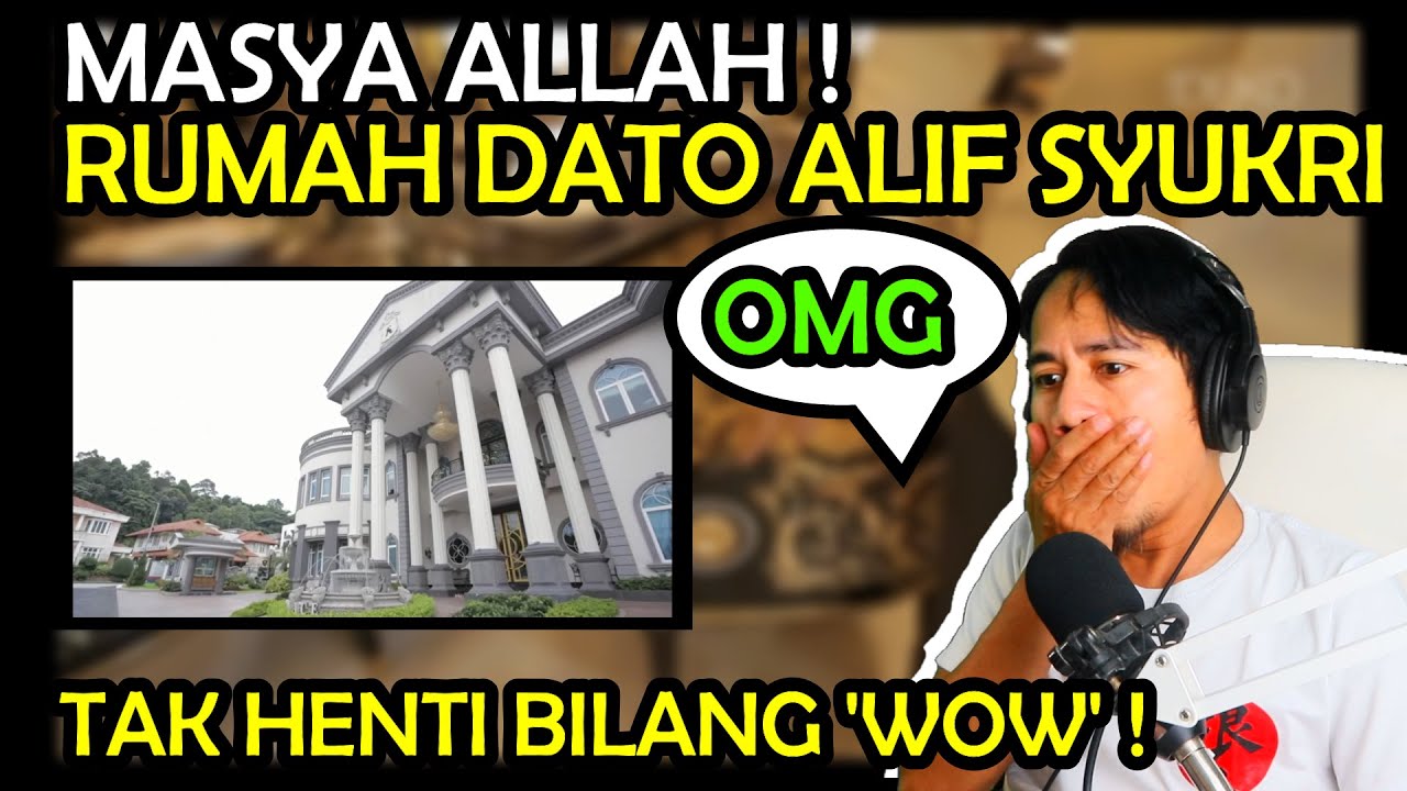 MASYA ALLAH ! ITAK PERNAH LIHAT YANG SEPERTI INI, ISTANA DATUK ALIF SYUKRI