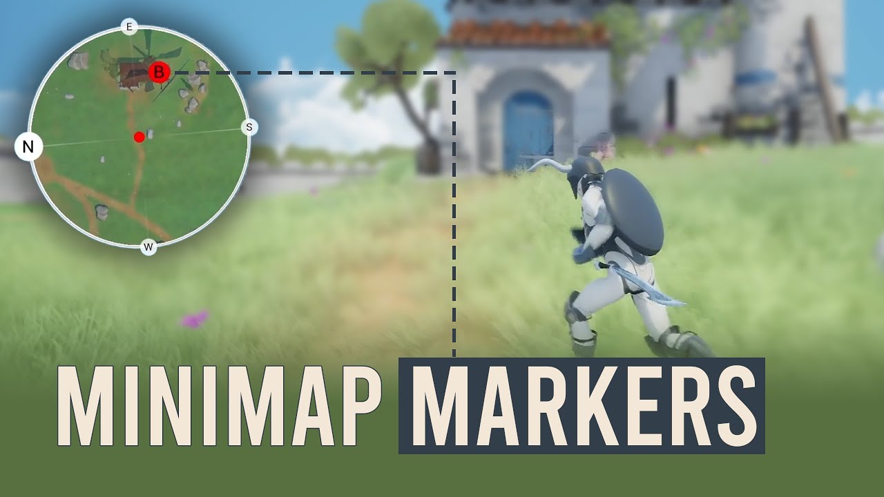 Мини-карта Unreal Engine - Как добавить маркеры - Экшен-RPG на Unreal Engine 5 #201