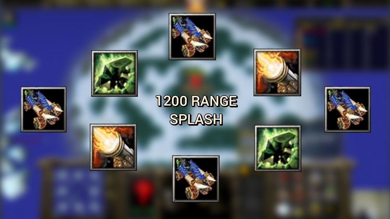 WARCRAFT 3 - TOWER SURVIVORS #328 - 1200 RANGE SPLASH