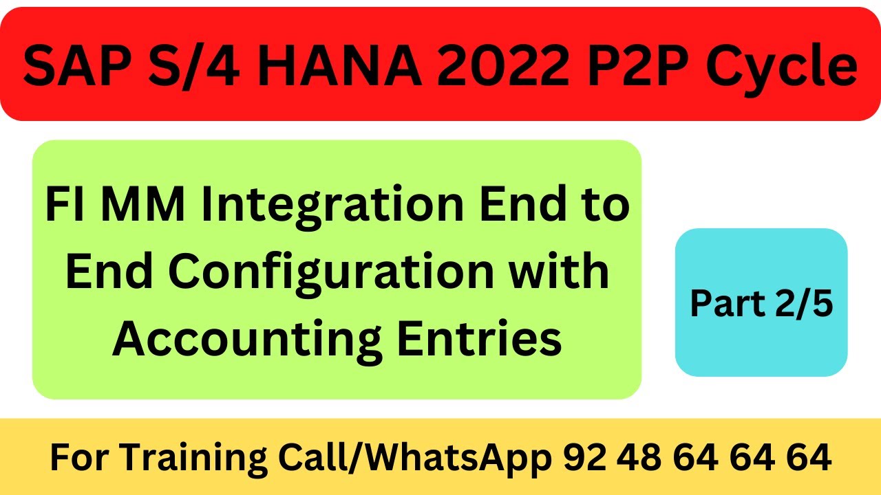 FI MM Integration Part 2, #sap #saps4hana #sapfico #sapmm #sapsd #sapabap #sappp  #sapconsultants