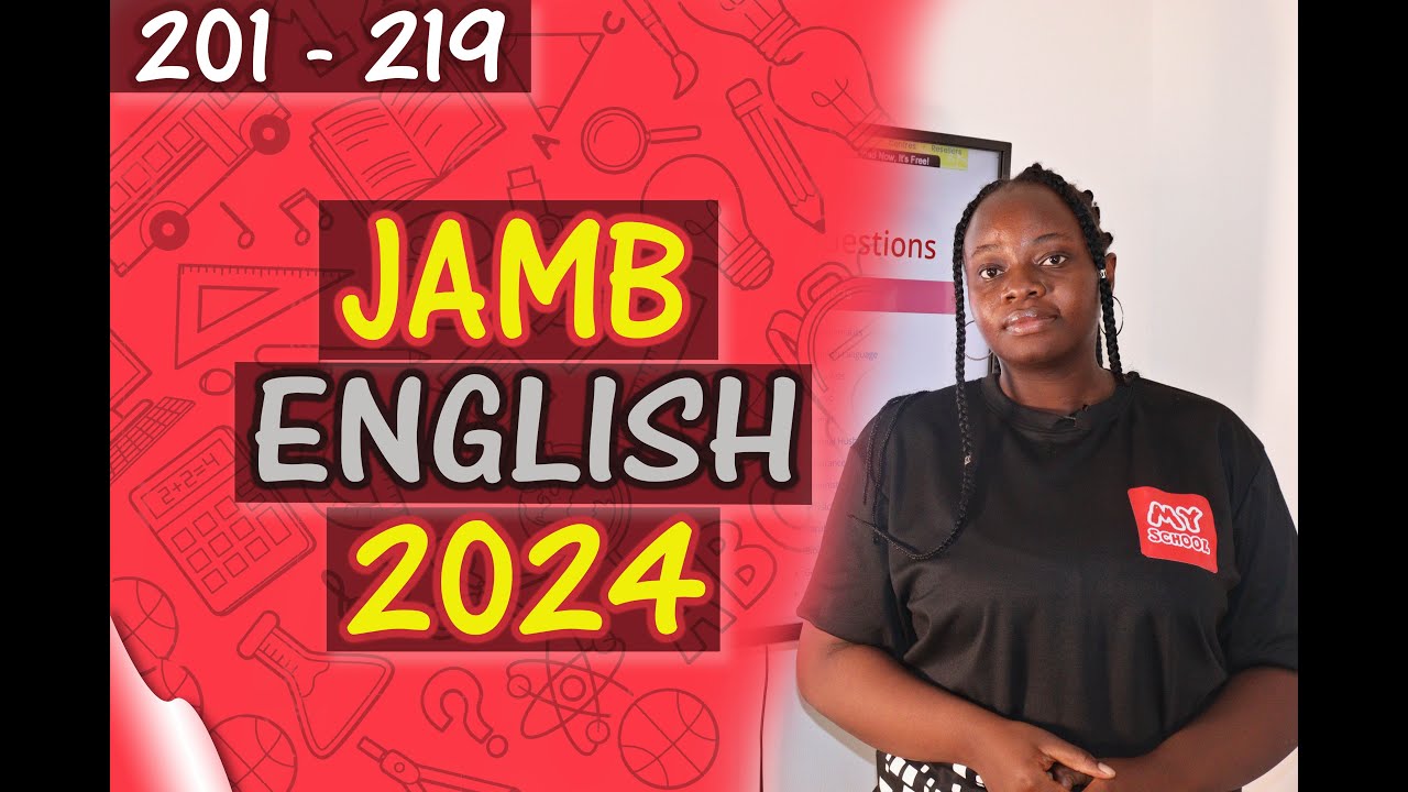 JAMB CBT English 2024 Past Questions 201 - 219