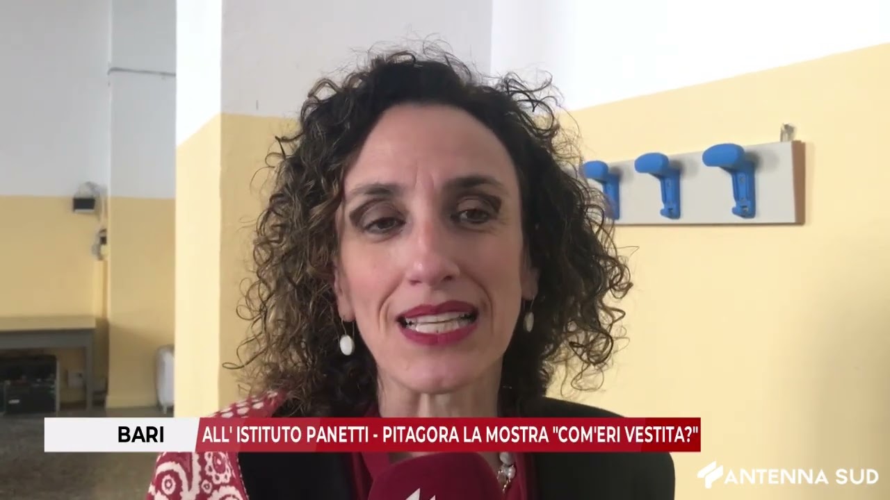 2 MARZO 2026 - BARI ALL'ISTITUTO PANETTI-PITAGORA LA MOSTRA 'COM'ERI VESTITA'