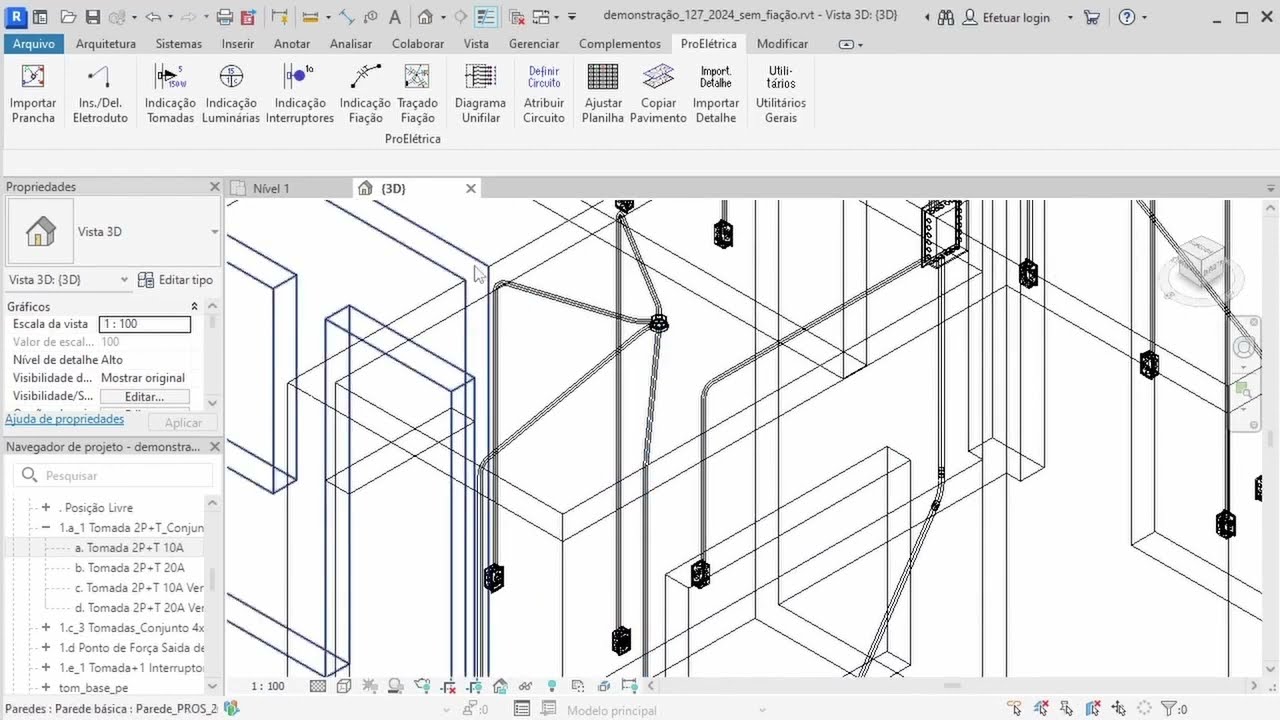 Dimensionamento da Fiação no Plugin do Revit (v21)