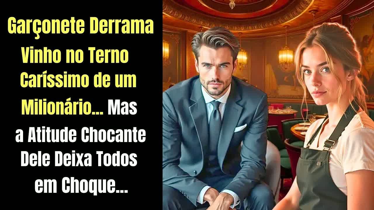 Garçonete Derrama Vinho no Terno Caríssimo de um Milionário... Mas a Atitude Chocante Dele Deixa...