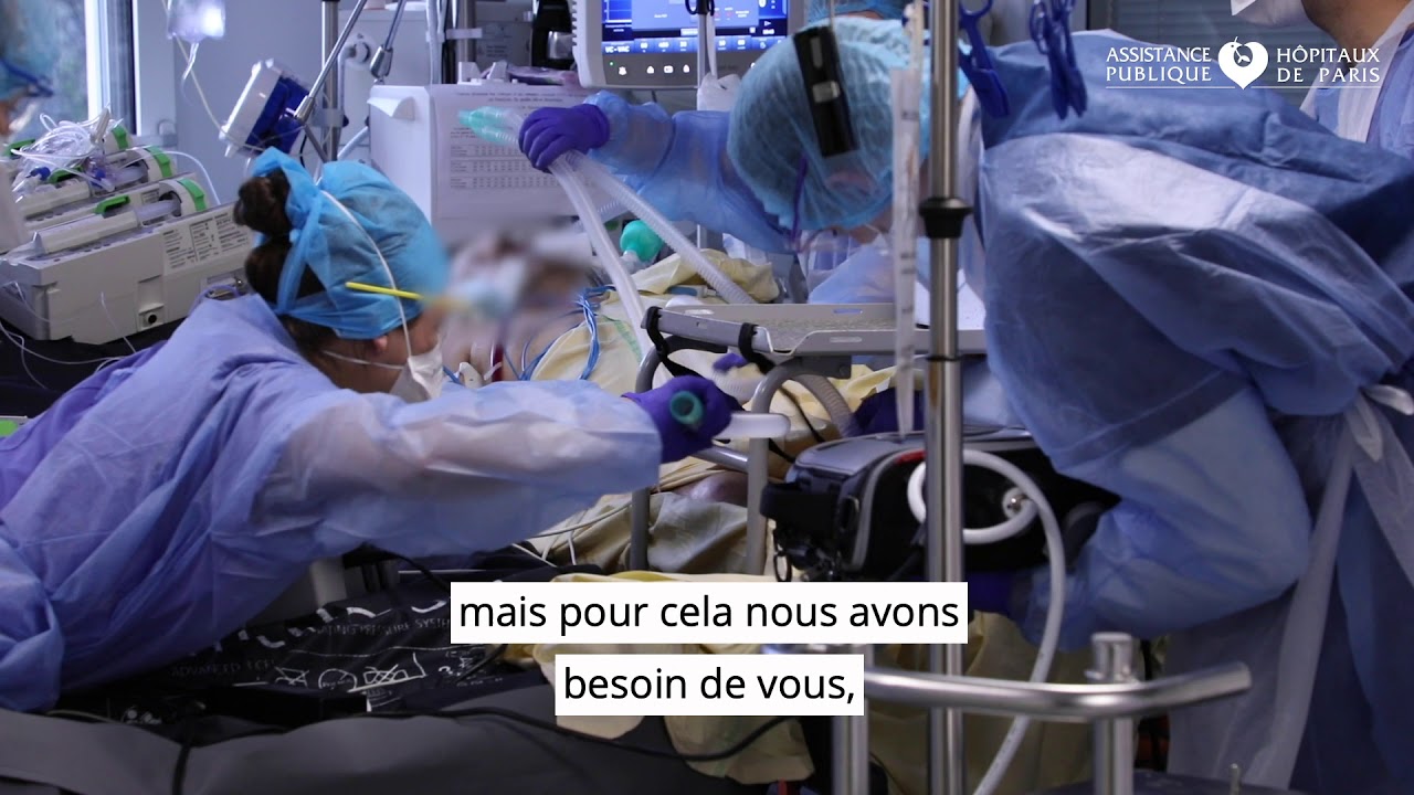 Covid-19 : immersion dans l'unité de réanimation Eole Pitié-Salpêtrière