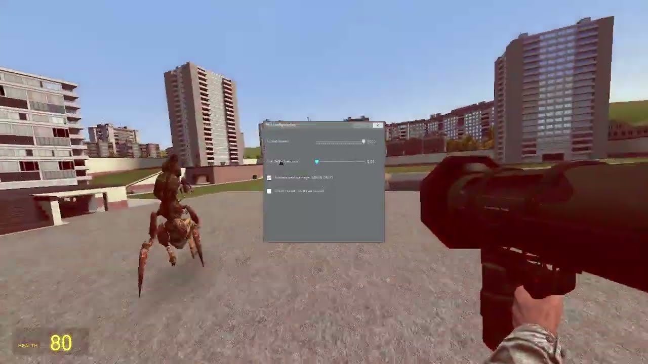 Garry's Mod - Custom Adjustable RPG