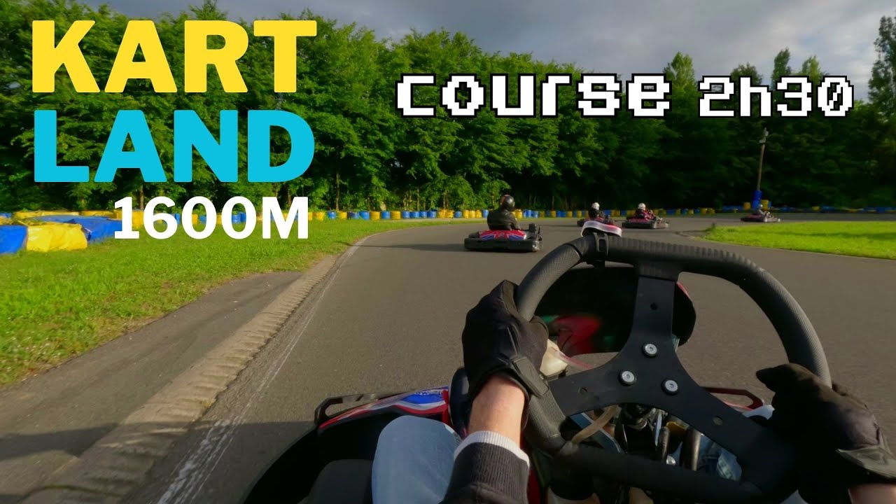 Course sur la piste 1600m à KartLand ! (repload)