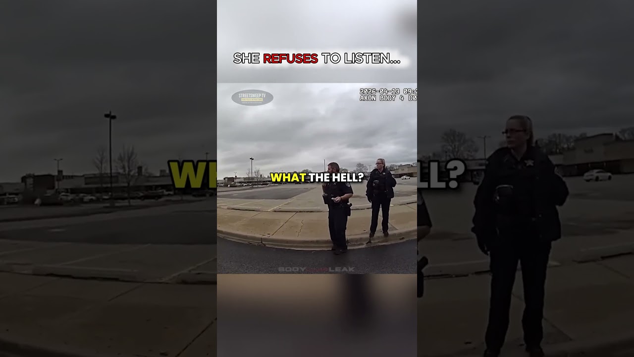 Её ЭПИЧНАЯ истерика после остановки полицией 🚔...
