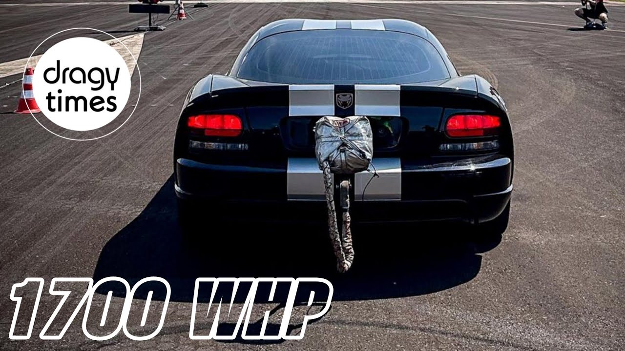 1700 WHP Dodge Viper SRT V10 TWIN TURBO | Acceleration from 0-362 Km/h (225 mph)