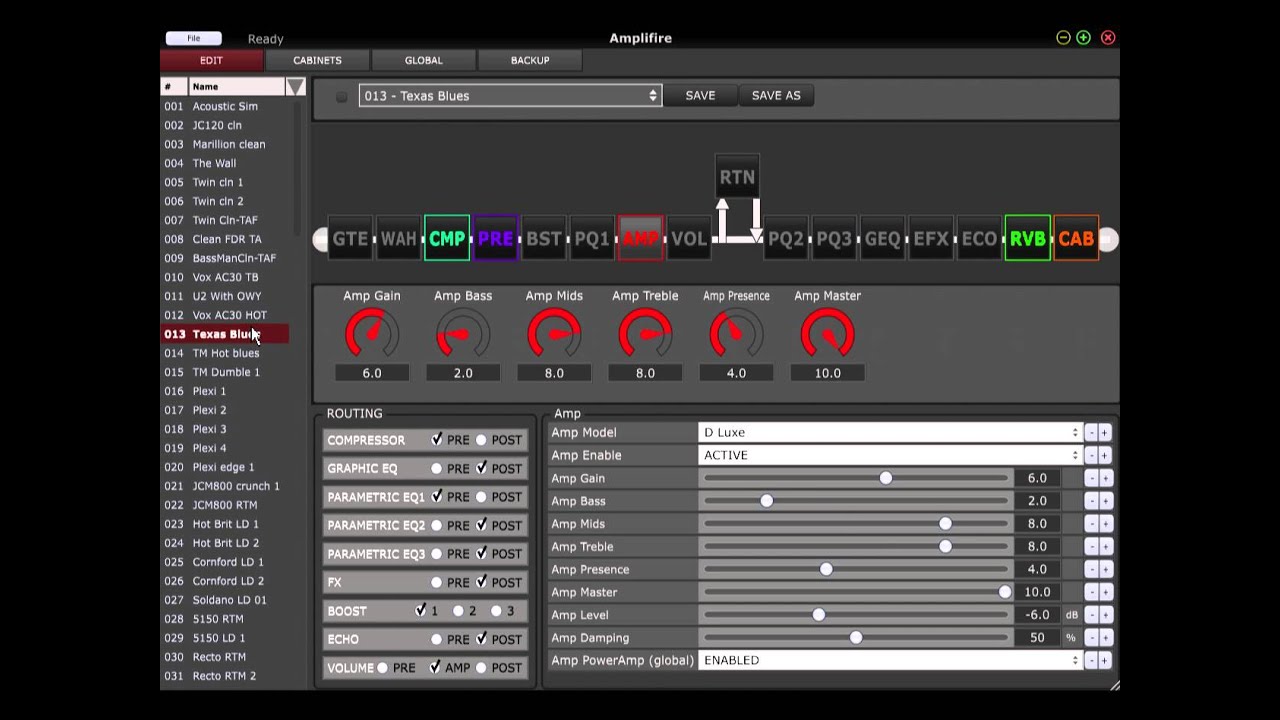 Fremen AmpliFire presets - January 2016