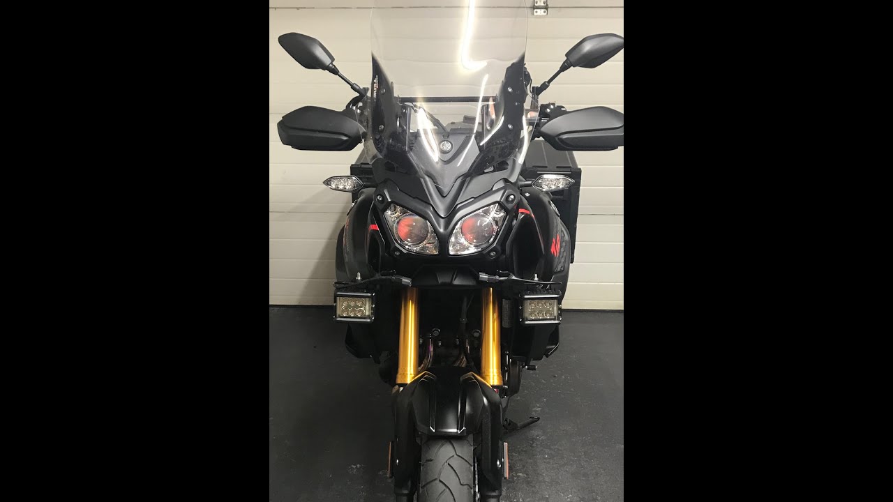 2019 Yamaha Super Tenere ES, SW Motech Light Bar + LED Light install