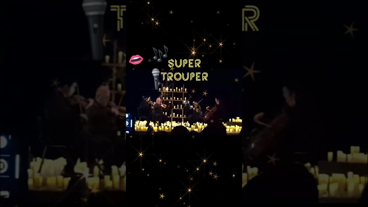 Concierto Candlelight 2023. Tributo a ABBA, Super Trouper.