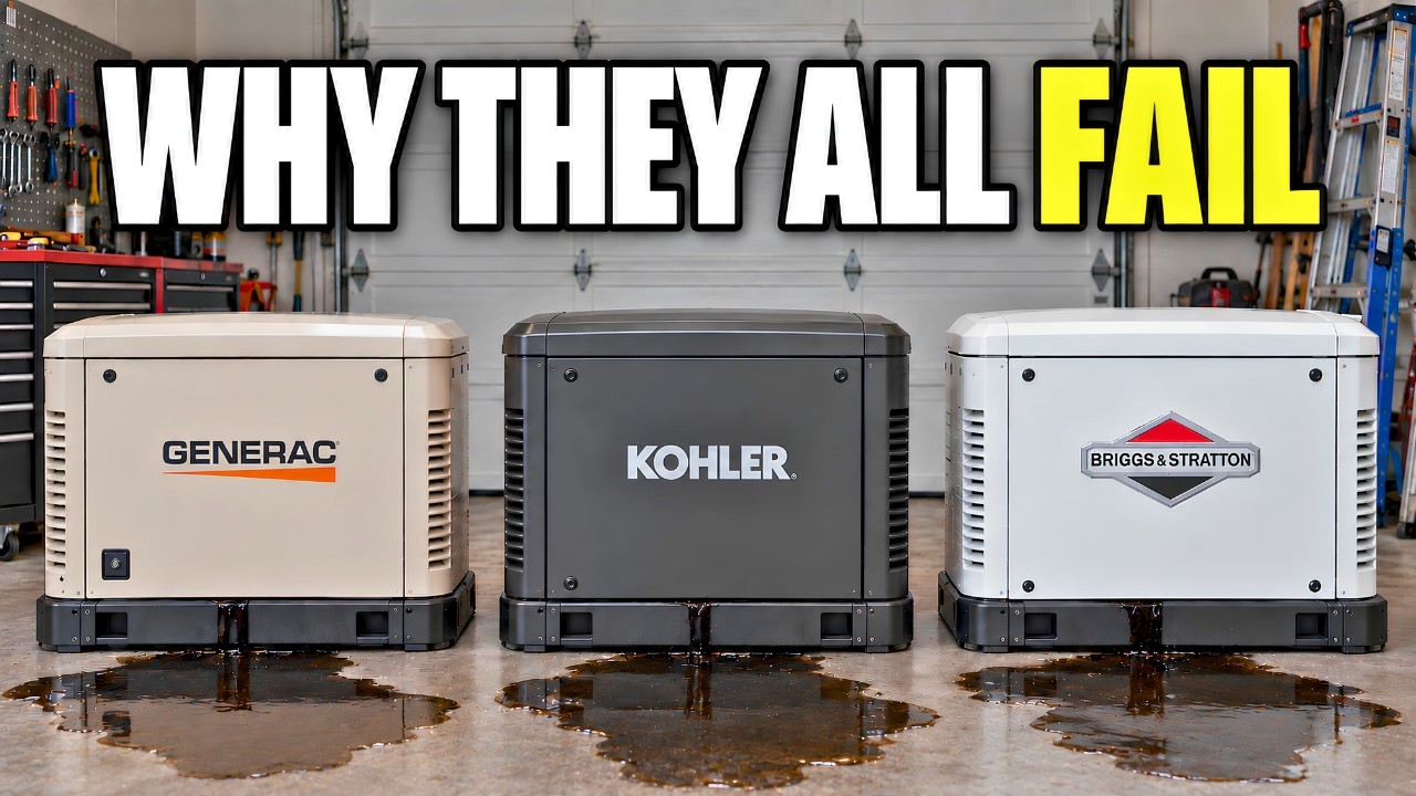 The REAL Reason Generac, Kohler & Briggs Whole Home Generators Are Failing