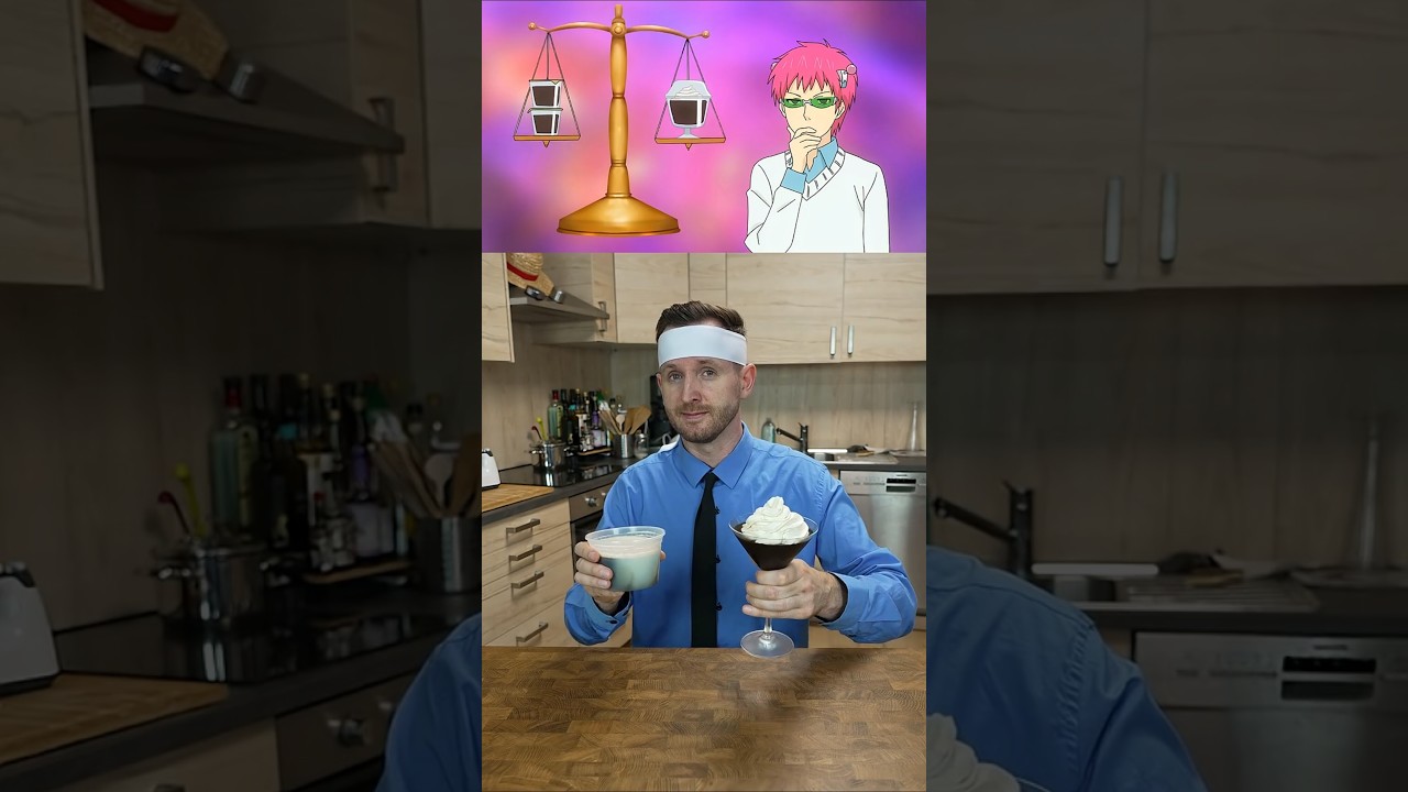 Coffee Jelly ☕️ from Saiki K with Dual Toppings 