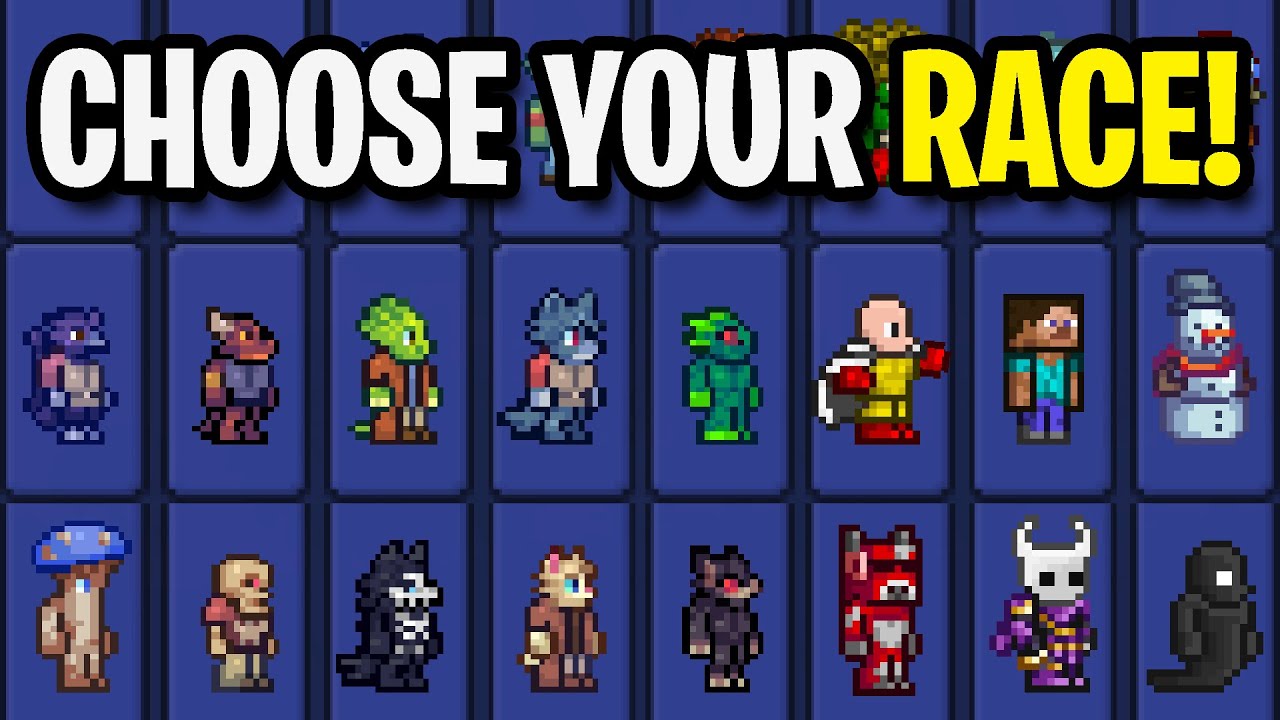 They Added CUSTOM RACES to Terraria?