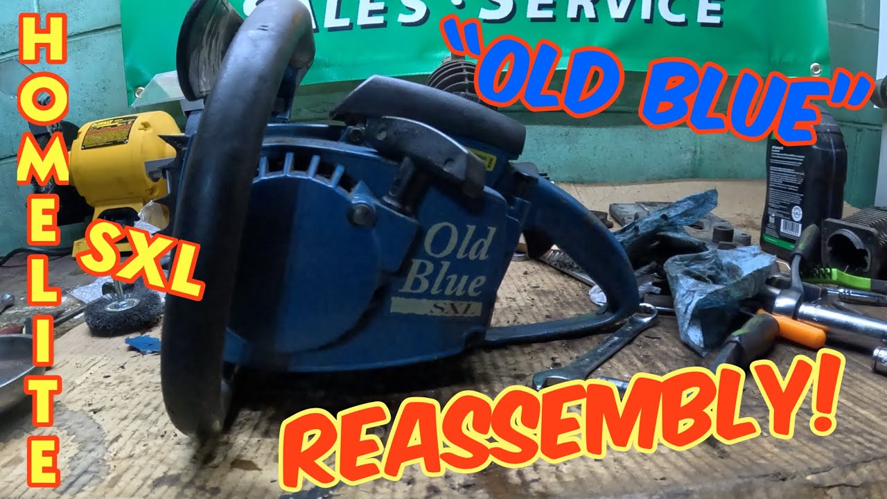 OLD BLUE special edition Homelite Super XL Reassembly 