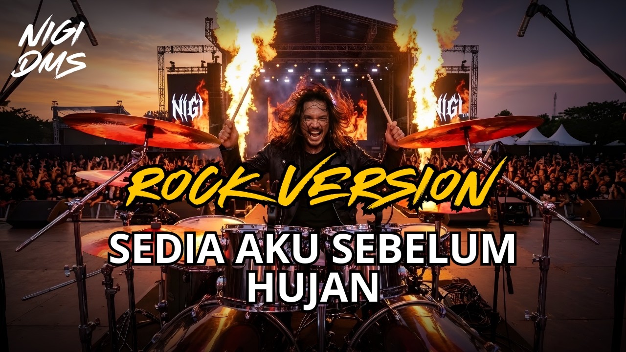 SEDIA AKU SEBELUM HUJAN (ROCK VERSION) - IDGITAF | COVER BY NIGI DMS