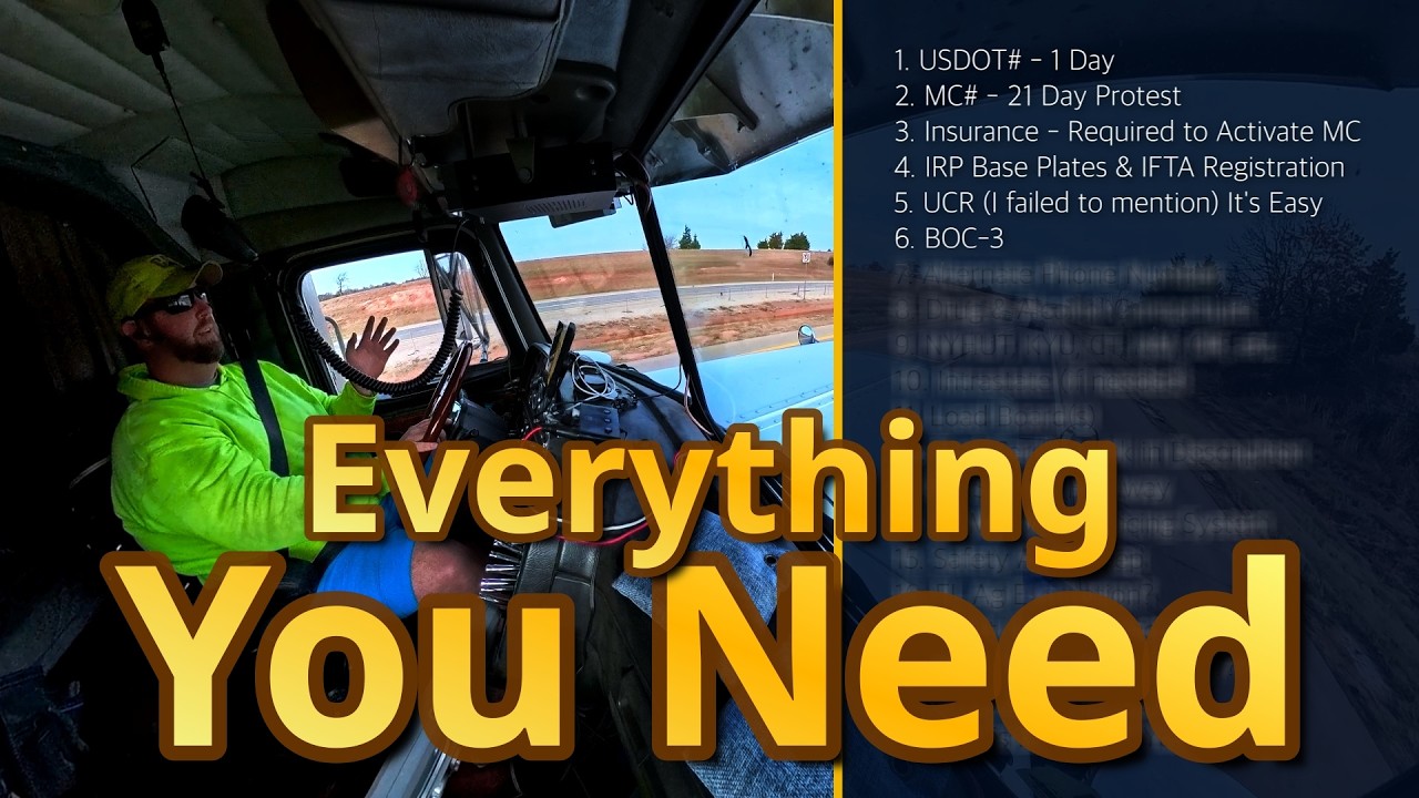 Everything You Need to Get Your Own DOT Trucking Authority