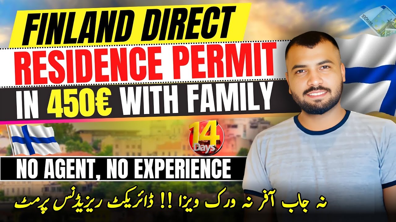 Finland 2-Year Direct Residence Permit 2025 | No Experience, No Agent | Apply Legally for EU Stay