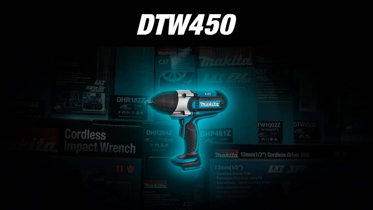 Makita DTW450 Аккумуляторный ударный гайковерт от Макита