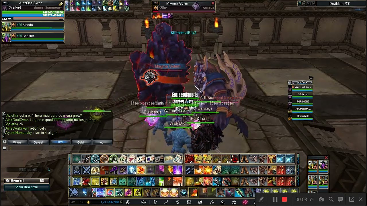 Rappelz DDs-s6 Ol Full Set Es using Full luck