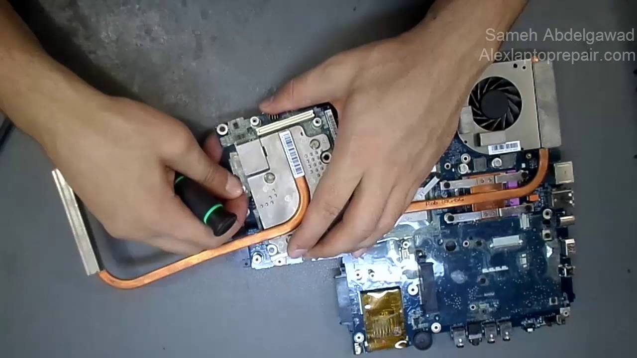 إصلاح عطل كارت الشاشة لاب توب توشيبا how to fix graphics card on laptop