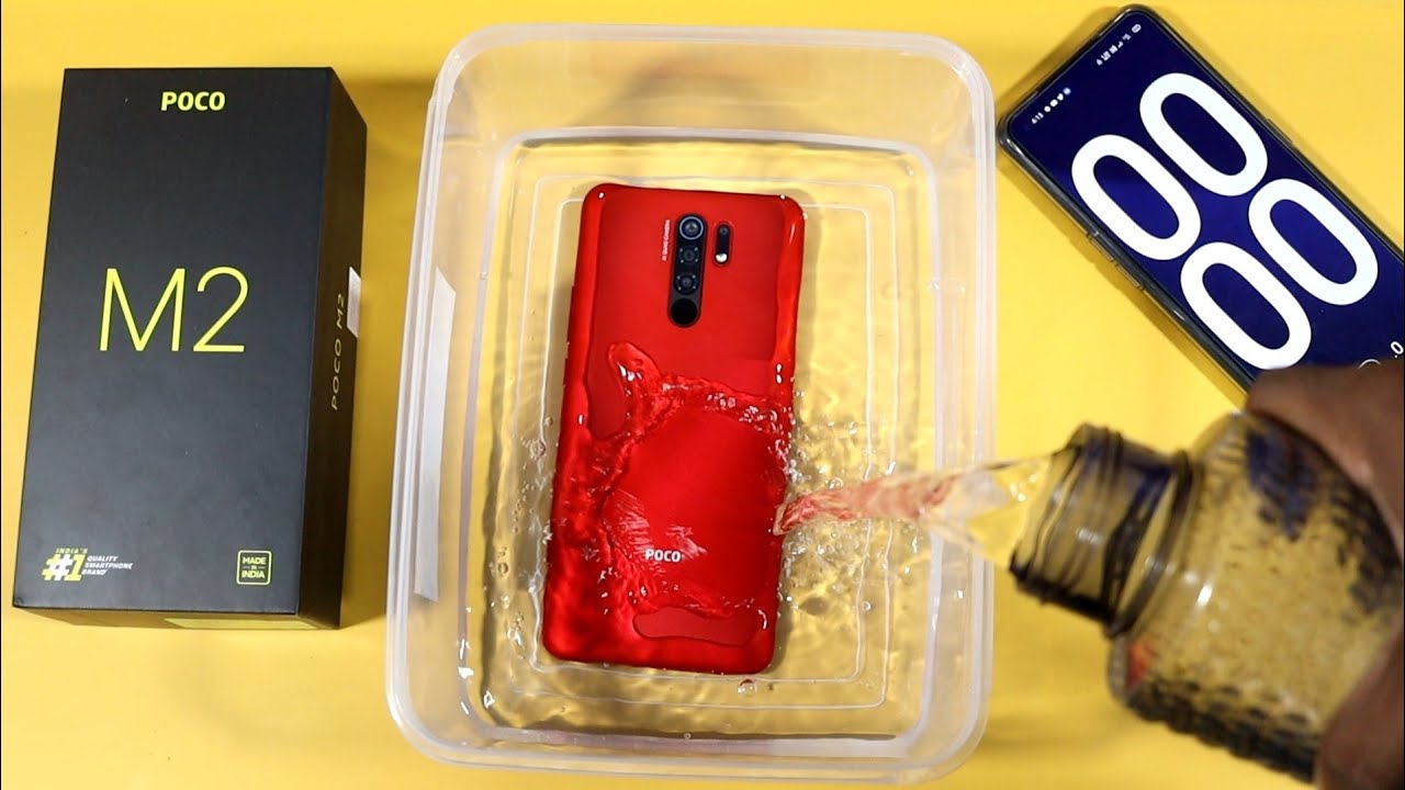 POCO M2 Water Test || POCO M2 Durability Test