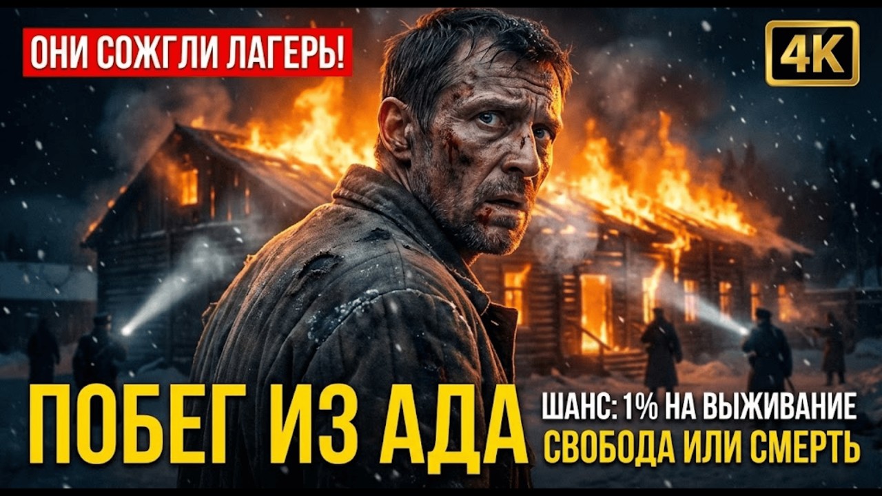 ОНИ СОЖГЛИ ВСЁ РАДИ СВОБОДЫ! ОТЧАЯННЫЙ ПОБЕГ ДВУХ УЗНИКОВ ИЗ АДА СССР