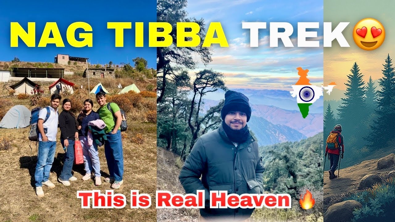 Travelling For Our First Trekking Experience 😍 || Nag Tibba Trek & Himalayan View || Sharma G vlogs