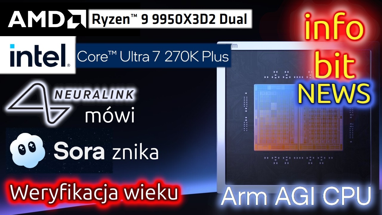 Nowe procesory, wyższe ceny, weryfikacja wieku, zmiany w AI