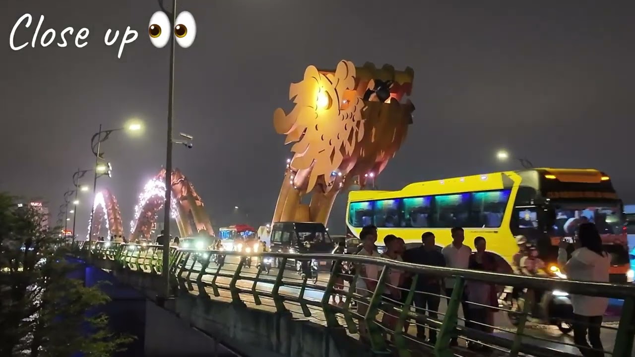 Golden Dragon Bridge in Da Nang, Vietnam