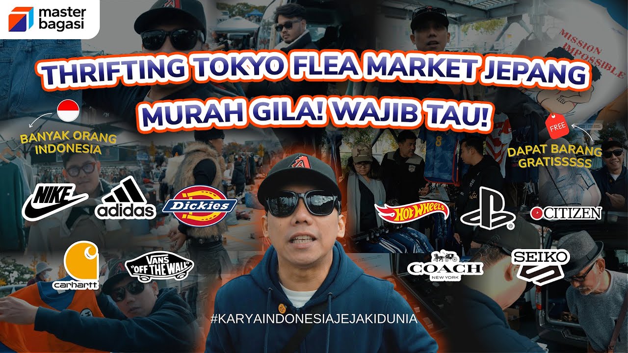 PUSAT THRIFTING JEPANG! TOKYO FLEA MARKET MURAH BANGET!!🇯🇵