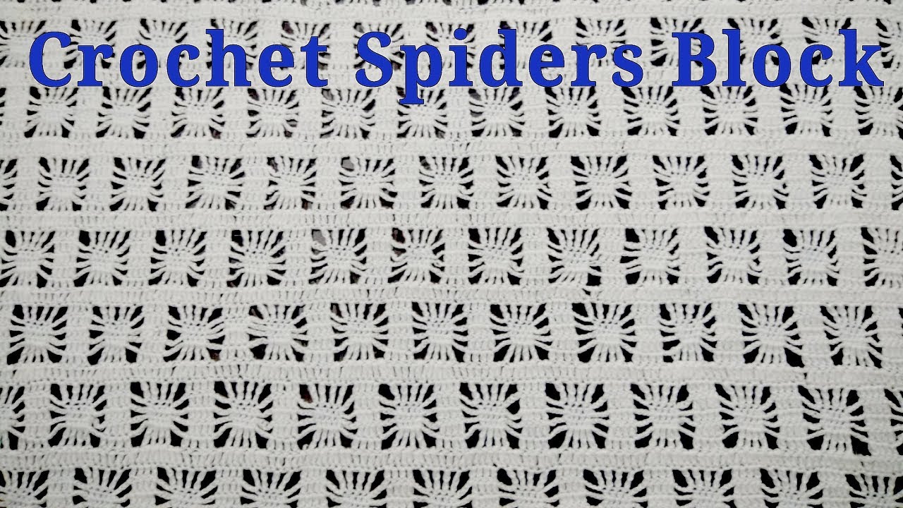 Crochet Fine spidersweb block Pattern Table Cloth/Table Runner