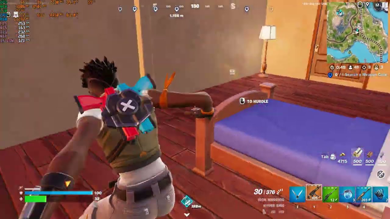 RTX 4060 + Ryzen 5 5600 Fortnite 1080p Test - KentCustomPC