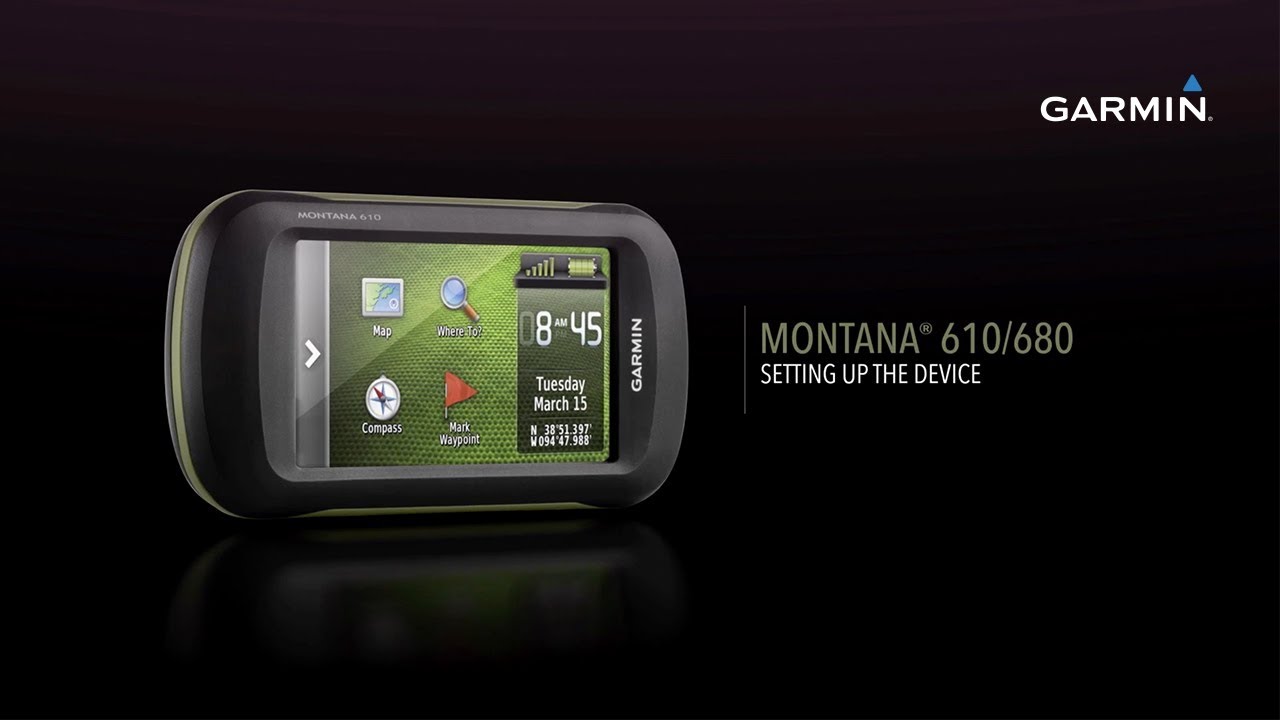 Garmin Montana Settings اعدادات جارمن مونتانا 600 610 650 680