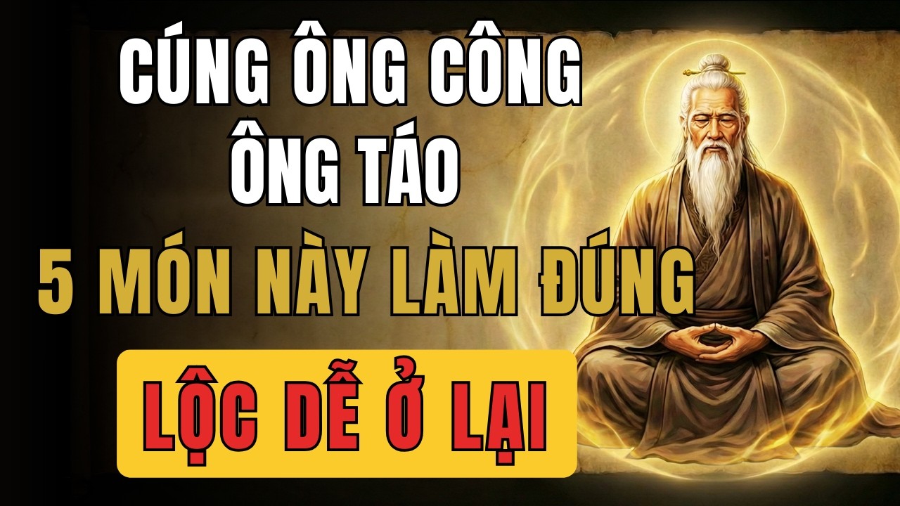 Cúng Ông Công Ông Táo Ngày 23 Tháng Chạp: 5 Món Này Làm Đúng, May Mắn Theo Suốt Năm | Rừng Cổ Nhân