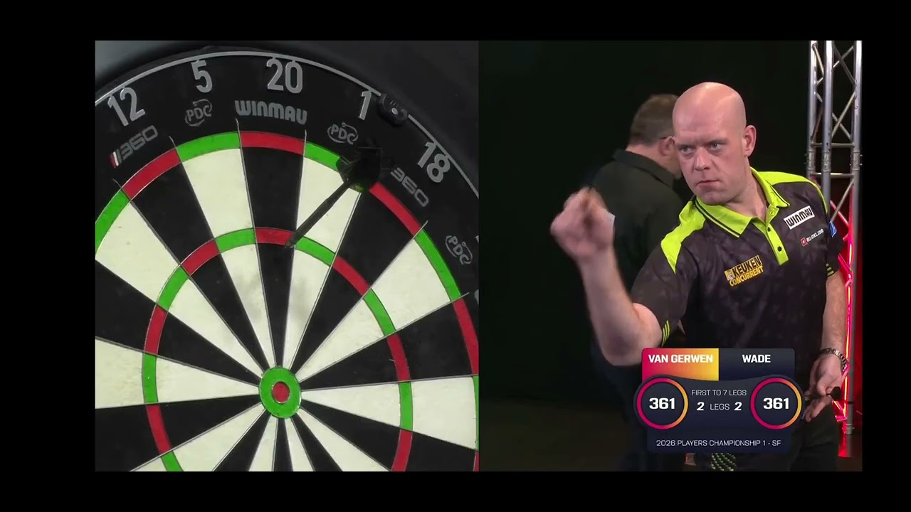 SEMI-FINAL | James Wade vs Michael Van Gerwen | Players Championship 1 2026 🎯