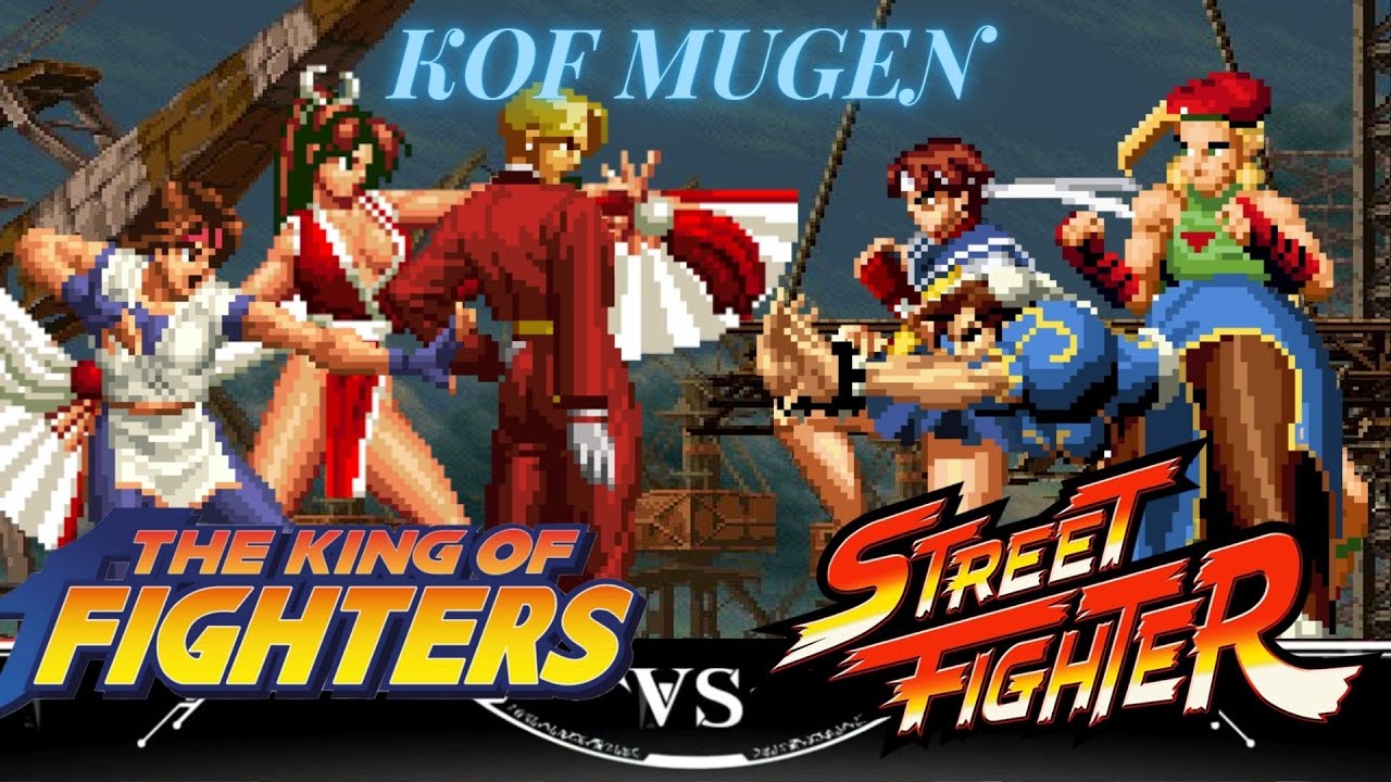 Kof Mugen KOF Womens Team vs Street Fighter Female Team