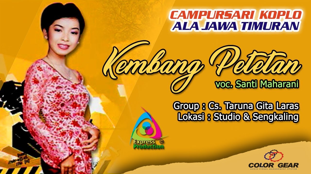 Santi Maharani • Kembang Petetan (Taruna Gita Laras Official Music Video) @Wataoke Version