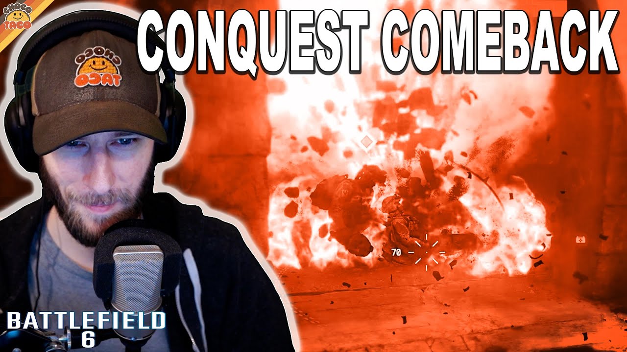 A Conquest COMEBACK ft. HollywoodBob, Reid, & CDome | chocoTaco Battlefield 6 BF6 Gameplay