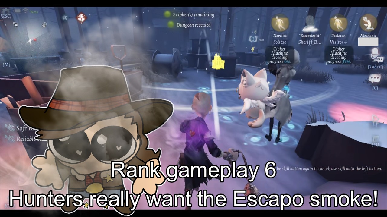 Rank matches 6 Hunters really want the Escapo smoke