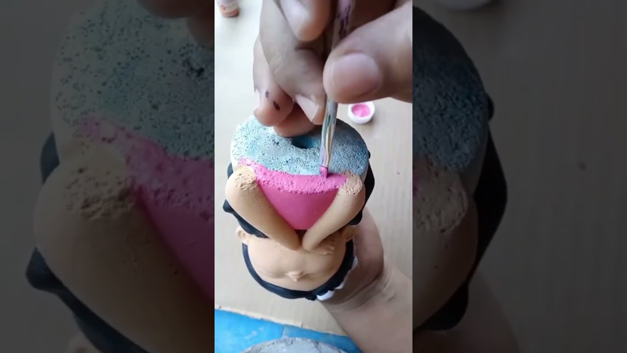 como pintar las macetas de cemento