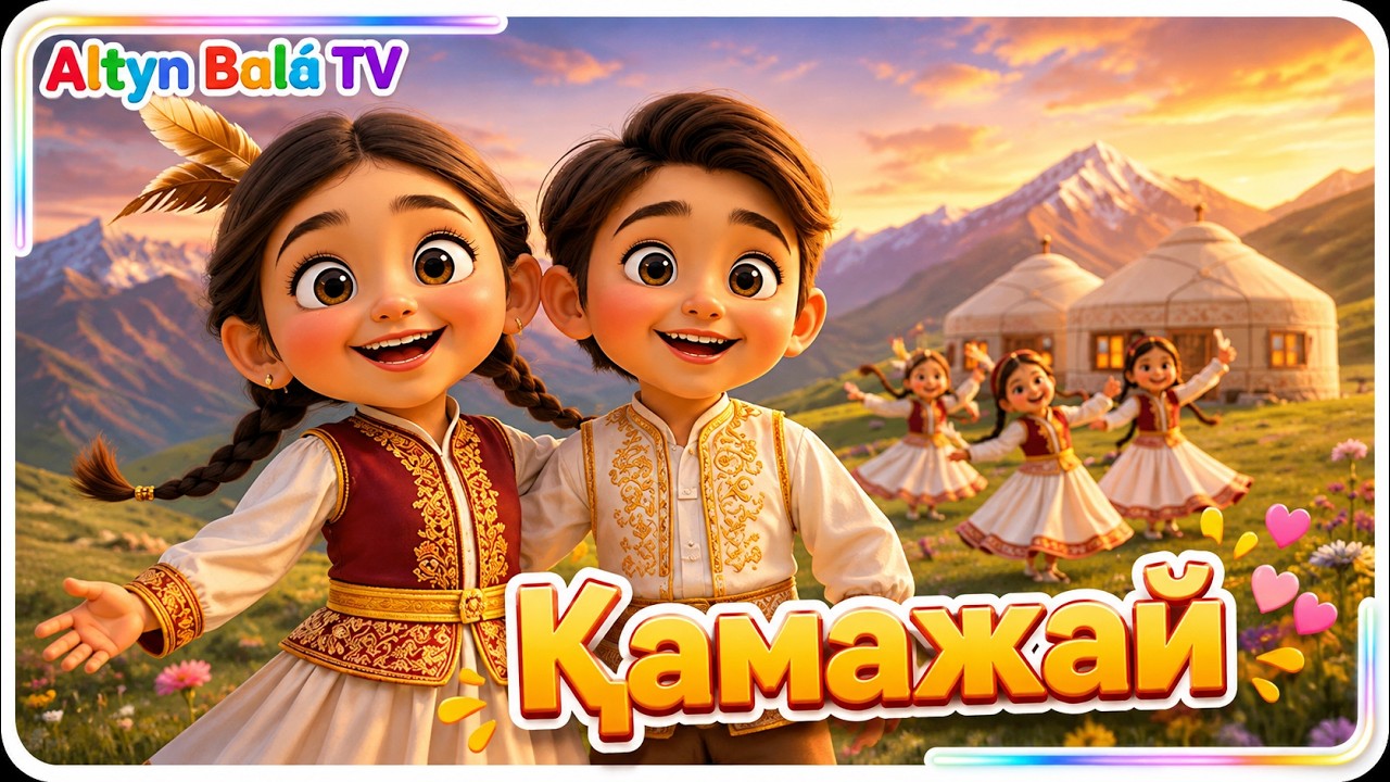 Қамажай | Камажай | Казакша мультфильм | Балалар әндері | Дамытушы мультфильм | Алтын бала