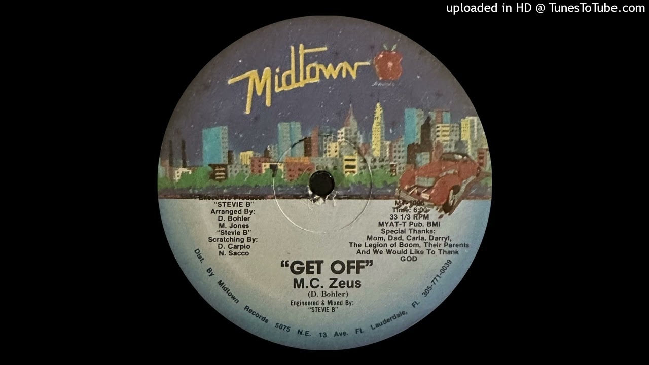 M.C. Zeus - Get Off (Vocal)(Midtown Records 1987)