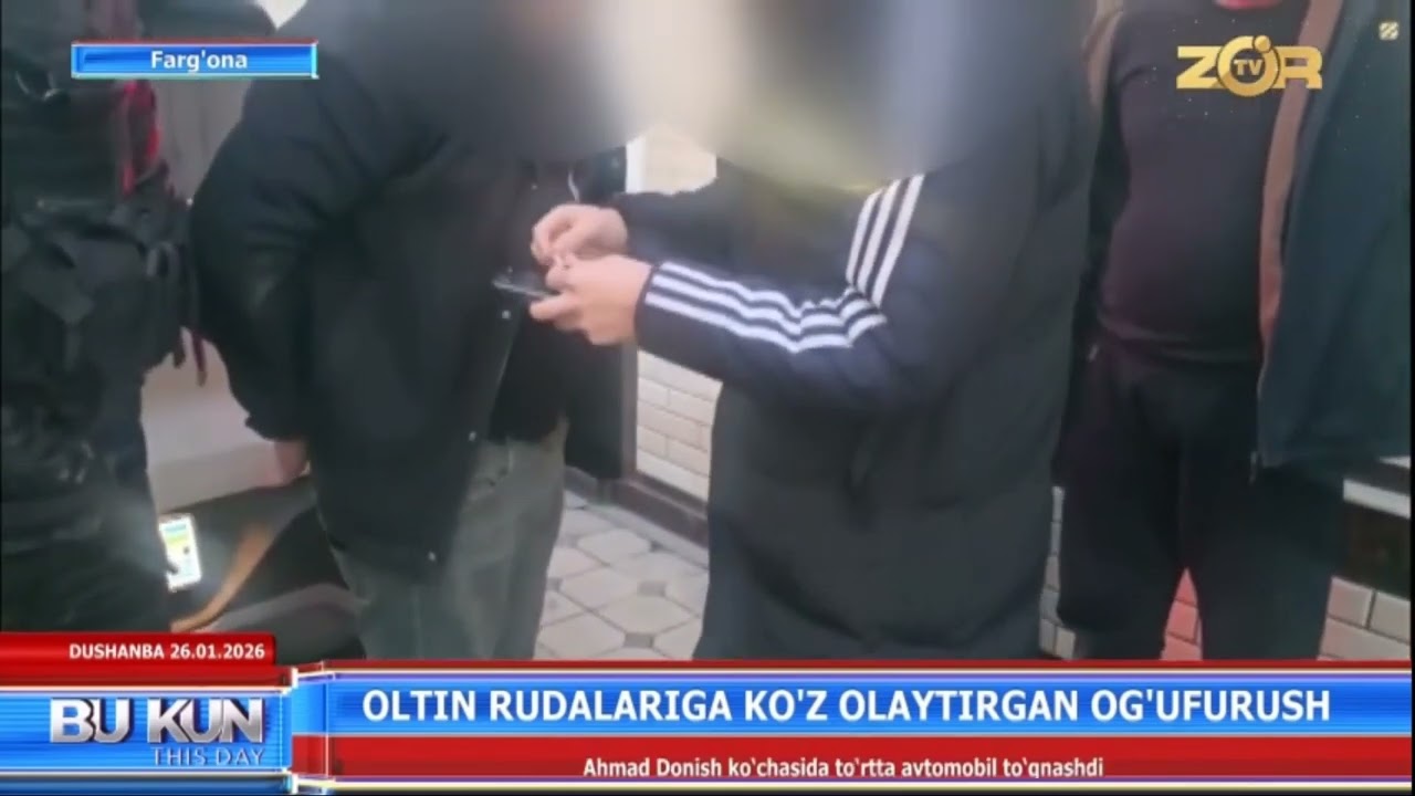 Oltin rudalariga ko'z olaytirgan og'ufurush (Farg'ona)
