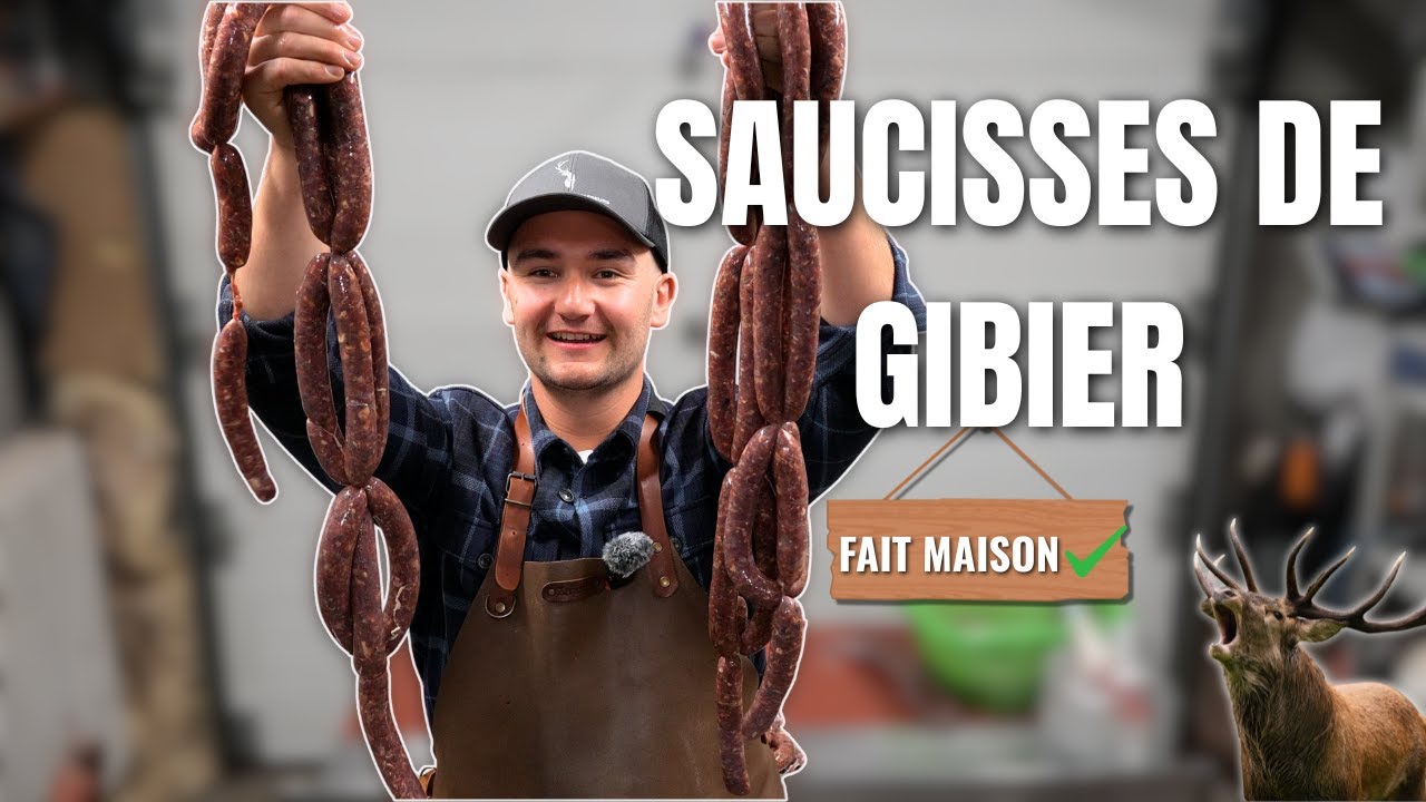 Comment préparer des saucisses forestières de gibier (cerf)  à la maison !